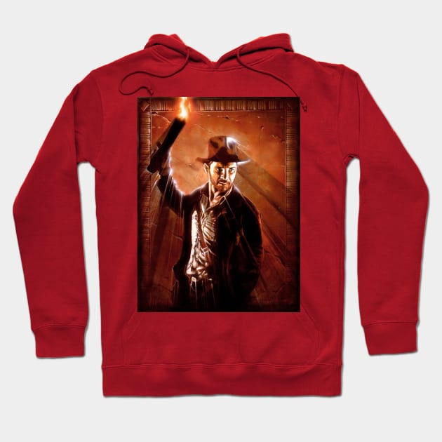 Indiana Jones Hoodie by adammcdaniel